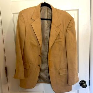 Ultra suede jacket fully lined